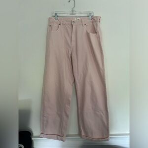 H&M Pink wide leg pants